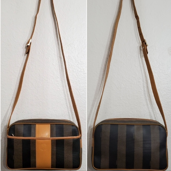 Fendi Handbags - Authentic Vintage FENDI Pequin 1925 Shoulder Crossbody Bag